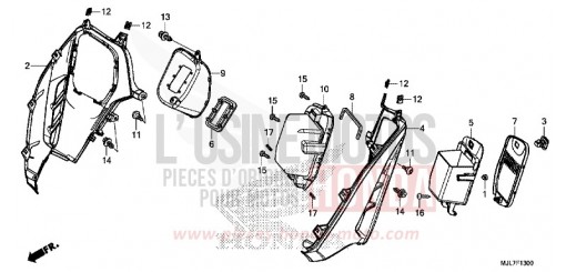 POCHE NC750DE de 2014